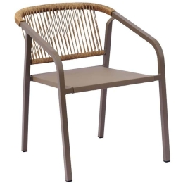 Πολυθρόνα Tangier 0043-125-017 57x61x75cm Brown