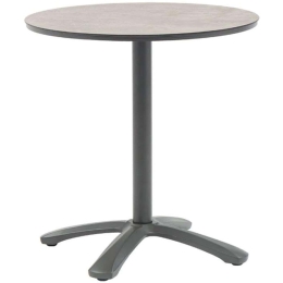 Τραπέζι Κήπου Silvio 0044-125-016 70x72cm Grey