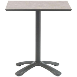 Τραπέζι Κήπου Zeno 0044-125-017 70x70x72cm Grey