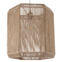 Φωτιστικό Οροφής Galante Boho 00519 Φ40x40cm 1xE27 Beige GloboStar