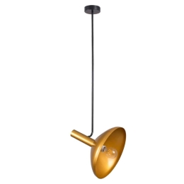 Φωτιστικό Οροφής Katie 00538 E27 Φ30x120cm Gold-Black GloboStar
