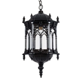 Φωτιστικό Οροφής Darcy 00672 Φ35x61cm 1xE27 Black Globostar