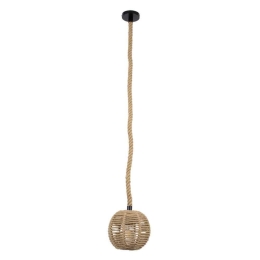 Φωτιστικό Οροφής Orlean 00730 1xΕ27 Με Πλέγμα Φ20x20cm Beige GloboStar