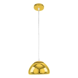 Φωτιστικό Οροφής Cristin 00757 1xG4 Φ18x13cm Gold GloboStar