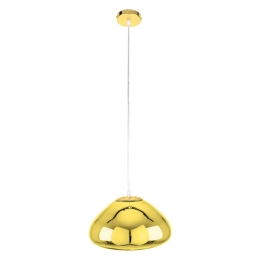 Φωτιστικό Οροφής Cristin 00760 1xΕ27 Φ30x19cm Gold GloboStar