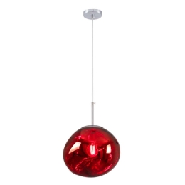 Φωτιστικό Οροφής Dixar 00762 1xΕ27 Φ28x40cm Red GloboStar