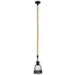 Φωτιστικό Οροφής Mason 00881 1xΕ27 Φ15x24cm Black-Beige GloboStar
