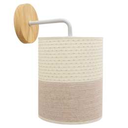 Φωτιστικό Τοίχου - Απλίκα Oasis 00884 1xE27 24x18x32cm Beige GloboStar