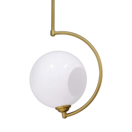 Φωτιστικό Οροφής Isla 00898 1xE27 Φ20x33cm Gold-White GloboStar