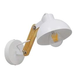 Φωτιστικό Τοίχου - Απλίκα Grant 00903 1xE27 Φ15xY12cm White GloboStar