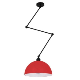 Φωτιστικό Οροφής Lotus 00938 1xE27 Φ30x21cm Red GloboStar