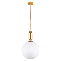 Φωτιστικό Οροφής Maverick 00940 E27 Φ30x48cm White-Gold GloboStar
