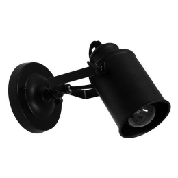 Φωτιστικό Τοίχου - Απλίκα Jake 00948 1xE27 Φ9cm 15x21x16cm Black GloboStar