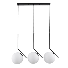 Φωτιστικό Οροφής Monroe 00954 E27 74x25x50cm White-Black GloboStar