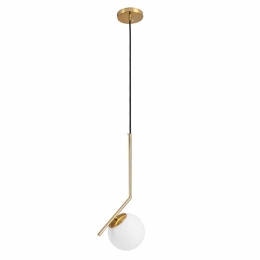Φωτιστικό Οροφής Monroe 00958 E27 Φ15x49cm White-Gold GloboStar