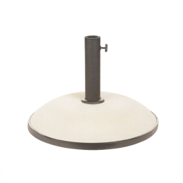 Βάση Ομπρέλας 01-00-0037 50kg Με Σωλήνα Φ64mm White-Black