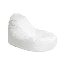 Πουφ Πολυθρόνα Marocco 01-00-1055 Αδιάβροχο 123x75cm White