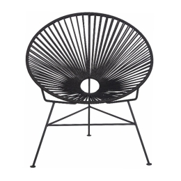 Πολυθρόνα Acapulco 01-00-1254 80x80x88cm Black