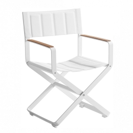 Καρέκλα Πτυσσόμενη Clint 01-00-1450 56x55,5x88cm White