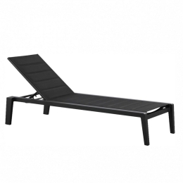 Ξαπλώστρα Emoti/SL-2 01-00-1499 181x73,5x97cm Black