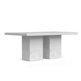 Τραπέζι Big Sur/T 01-00-2813 Concrete 183x106x79,5cm White