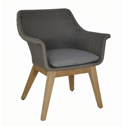 Πολυθρόνα Lombok 01-00-2837 66x48x81cm Grey