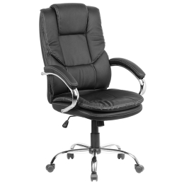 Πολυθρόνα Γραφείου A8990 01.0385 63.5x72.5x48-113/58-123cm Black Zita Plus