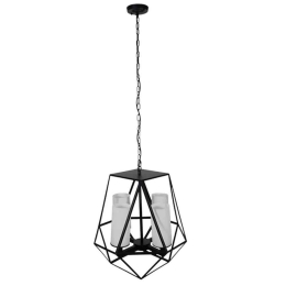 Φωτιστικό Οροφής Dastar 01001-1 4xΕ27 Φ52x53cm Black GloboStar