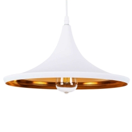 Φωτιστικό Οροφής Shangai 01026-B Φ37x17cm 1xE27 White Globostar
