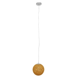 Φωτιστικό Οροφής Oceana 01200 1xΕ27 Φ20x20cm Beige GloboStar