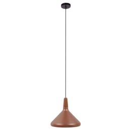 Φωτιστικό Οροφής Baring 01224 1xΕ27 Φ27x25cm Bronze GloboStar