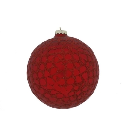 Χριστουγεννιάτικη Μπάλα 013.777951 8cm Red