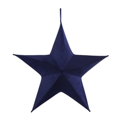 Αστέρι Ανοιγόμενο Βελούδινο 013.784656 80cm Blue