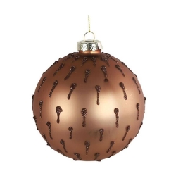 Χριστουγεννιάτικη Μπάλα Spots 013.789200 8cm Brown