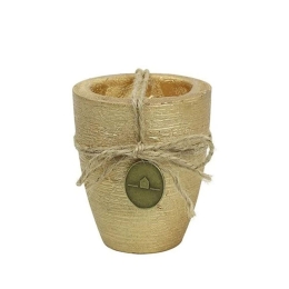 Κερί Σε Δοχείο 013.797057 8x9cm Gold
