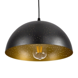 Φωτιστικό Οροφής 01301 Solana 30x15cm Black GloboStar
