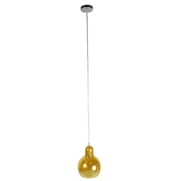 Φωτιστικό Οροφής Lunatica 01315 1xΕ27 Φ18x23cm Honey GloboStar