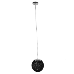 Φωτιστικό Οροφής Oceana 01356 1xΕ27 Φ20x20cm Black GloboStar