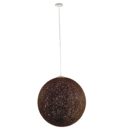 Φωτιστικό Οροφής Oceana 01362 1xΕ27 Φ60x60cm Brown GloboStar
