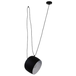Φωτιστικό Οροφής Jasper 01373 1xΕ27 Φ25x22cm Black-White GloboStar