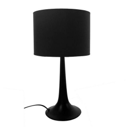 Φωτιστικό Επιτραπέζιο Ambrosia 01394 1xE27 Φ25cm Black GloboStar