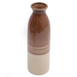 Βάζο 014.NI8961 H36cm Κεραμικό Brown-Beige Κεραμικό