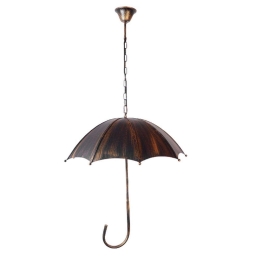 Φωτιστικό Οροφής Umbrella 01406 5xE27 Φ58x60cm Rust GloboStar
