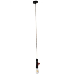 Φωτιστικό Οροφής Spout 01415 1xΕ27 5x7,5x20cm Black GloboStar