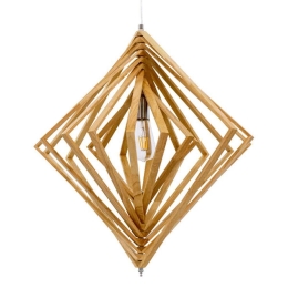 Φωτιστικό Οροφής Octave 01431 1xΕ27 64x64x66cm Beige GloboStar