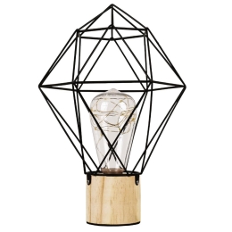 Φωτιστικό Γραφείου Antler 01443 Led 19x19x19x23cm Black GloboStar