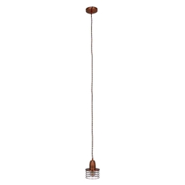 Φωτιστικό Οροφής Manhattan 01453 1xΕ27 Φ11x14cm Copper GloboStar