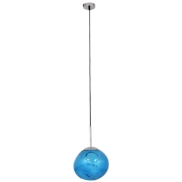 Φωτιστικό Οροφής Dixxon 01463 1xΕ27 Φ28x40cm Blue GloboStar
