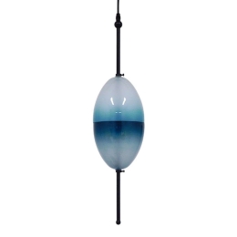 Φωτιστικό Οροφής Teardrop 01501 3xG4 Φ16x66cm Turquoise Clear GloboStar