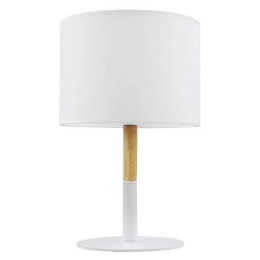 Φωτιστικό Επιτραπέζιο Bronx 01520 1xE27 Φ25xY40cm White GloboStar
